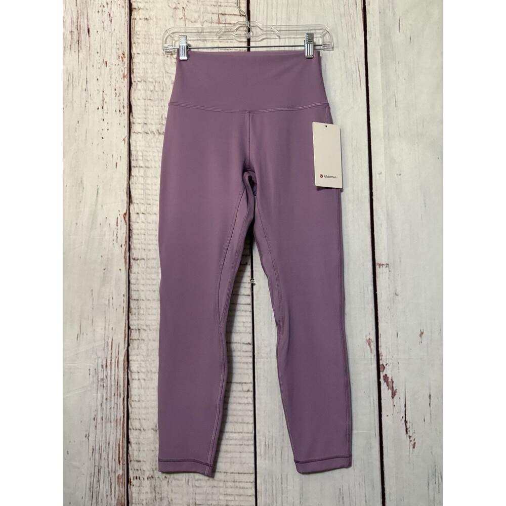 NWT Lululemon Align HR Pant 25" Pant Wisteria Purple Size 6 W5DKZS